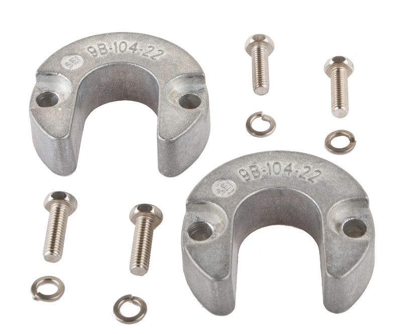 Trim Cylinder Anode Kit, Aluminum - SEI Marine - Mercruiser, OMC Cobra, Mercury, Yamaha, Johnson/Evinrude Replacement